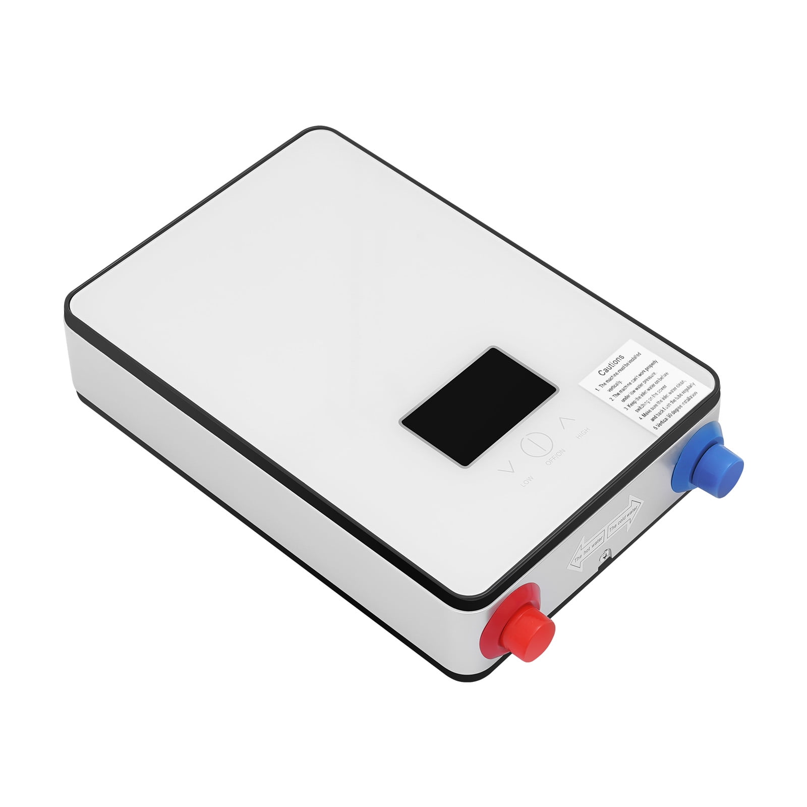 4500w Instant Tankless, Wall-Mounted with Touch Screen, Adjustable Temperature 30-55°C/86-131°F for Bathrooms, Hotels