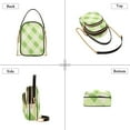 thumbnail image 3 of joogoo Women Checkered Grid Green Chain Crossbody Bags Shoulder Handbag Phone Purse, 3 of 5