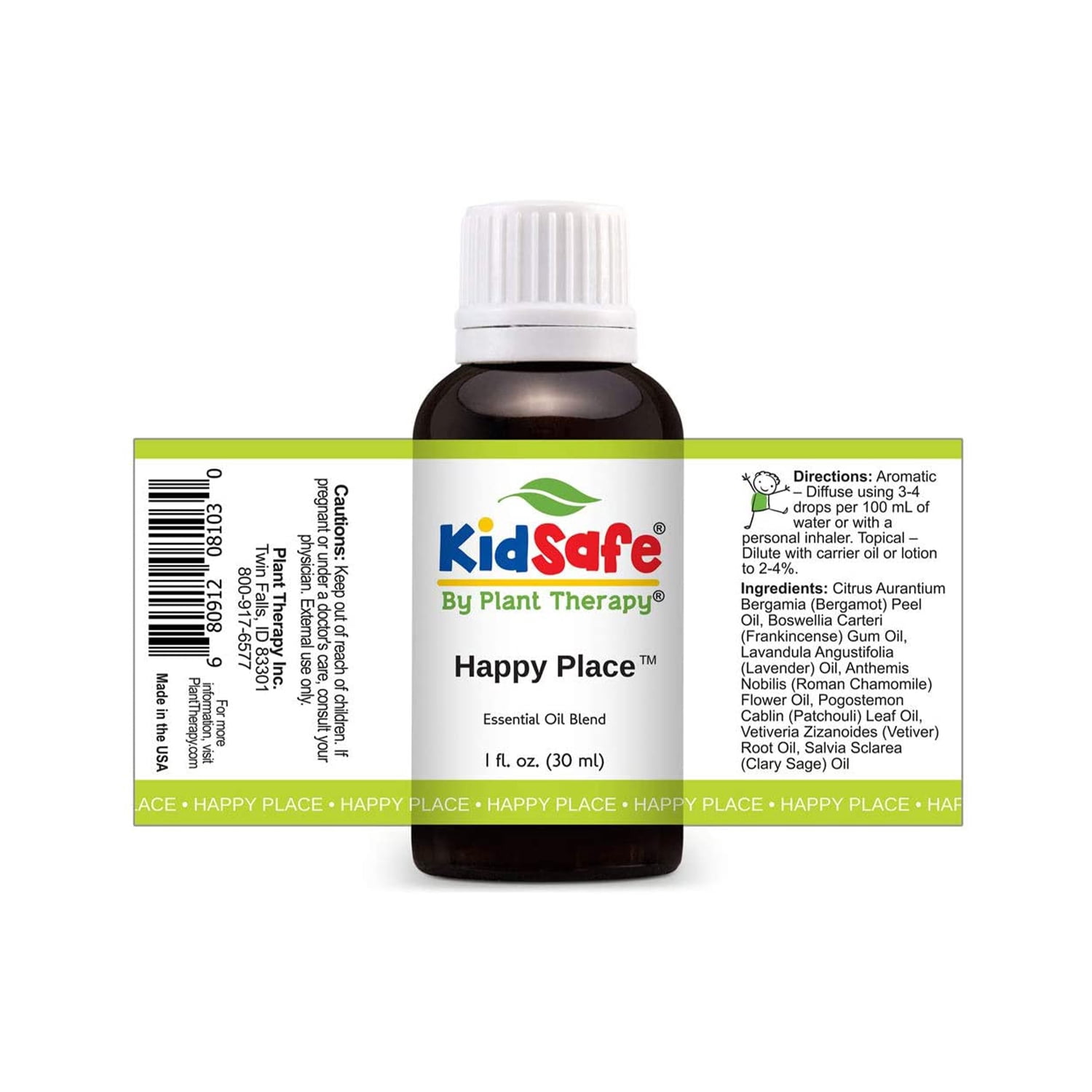 Plant Therapy Happy Place KidSafe Essential Oil Blend 100% Pure