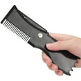 thumbnail image 4 of Plantilla de Barba, Plantilla de Modelado de Barba Plantilla de Modelado de Barba para Hombres Herramienta de Estilo de Barba Rotada para Cabras para la Frente, 4 of 7