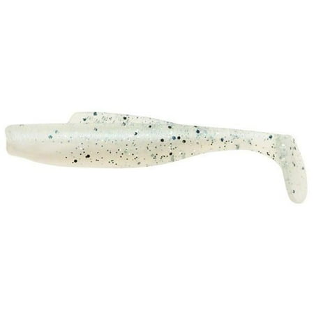 4in Pearl - 4 in. ElaZtech DieZel MinnowZ Swim Baits, Pearl Blue Glimmer - 5 Piece