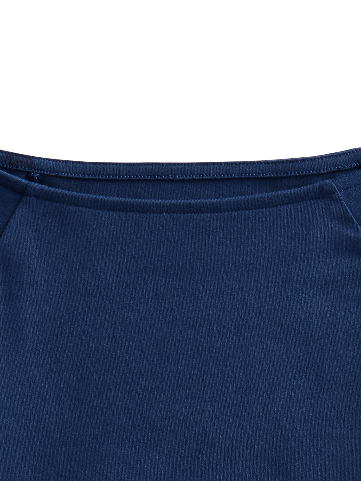 Weekend Academy Girls Wide Neck Knit Top with Short Sleeves, Sizes 4-18