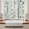 thumbnail image 2 of Ambesonne Tree Kitchen Curtains, Trunks of Birches Pattern, 55"x39", Multicolor, 2 of 3