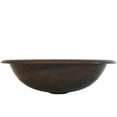 thumbnail image 3 of Novatto TCU-005ANORB Cordoba Pequeno Oval 15" x 11" x 4.5" Small Drop-In Sink, 2 Piece, 3 of 7