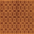 thumbnail image 1 of Ahgly Company Indoor Square Oriental Orange Industrial Area Rugs, 3' Square, 1 of 4