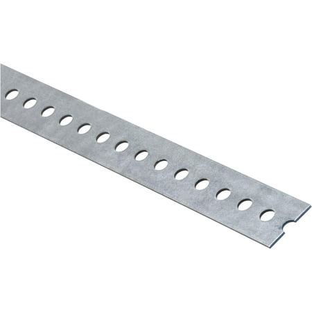 Galvanized Stock - National Construct-it Galvanized Slotted Flat Stock