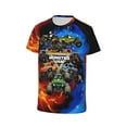 thumbnail image 4 of Monster Trucks-Jam Youth T-shirt Short Sleeve Graphic Tops Breathable Shirt Tees, 4 of 9