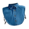 thumbnail image 1 of Cuello desmontable para mujer, cuello camisero desmontable para ropa deportiva, suéter, vestido Hombro 34 cm, 1 of 9