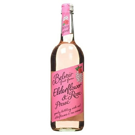 belvoir fruit farms elderflower and rose lemonade 750ml