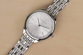 Swarovski Crystal Attract Watch Swiss Made, Pavé, Metal bracelet, Silver tone, Stainless steel