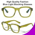 thumbnail image 3 of Gafas de bloqueo de luz azul VISOONE BENNETT cuadradas unisex, 3 of 7