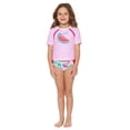 thumbnail image 4 of Tommy Bahama Girls' 2-Piece Rashguard and Swim Bottoms Set, Watermelon, 2T, 4 of 12