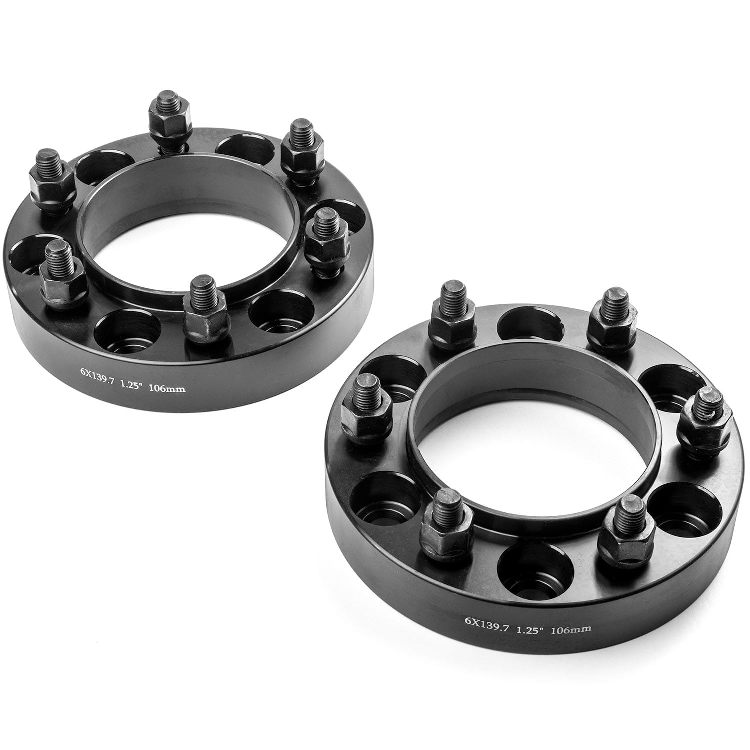 4X 1.25" 6x5.5 6x139.7 12x1.5 Wheel Spacers 106mm For Toyota Tacoma 2001-2016 