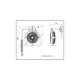 thumbnail image 5 of VIVI Wall Mount Swivel Fan with Folding Arm (White) ALASKA since1950, 5 of 11