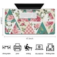 thumbnail image 5 of Long Mouse Pads for Desk,Pioneer Flower Floral Print Pattern Desk Mats on Top Of Desks, Desk Mouse Pad Extra Large with 3mm Non-Slip Base and Stitched Edge for Gaming,Office,Work,Home 47.3"x23.6", 5 of 6