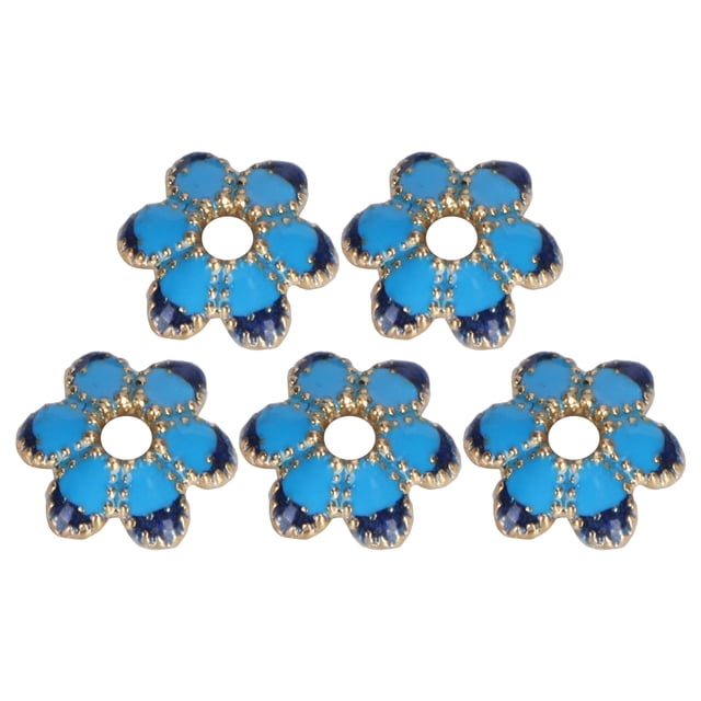 Bead Caps30pcs Folwer Shape Bead Alloy Bead Caps Bracelet Making Accessory Highly Versatile