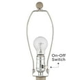 thumbnail image 5 of Barnes and Ivy Brighton 27 1/4" Tall Hammered Pot Farmhouse Rustic Modern Table Lamp Beige Finish Metal Single Living Room Bedroom, 5 of 8