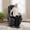 Black, variant on MCombo Electric Power Lift Recliner Chair Sofa with Massage and Heat for Elderly, 3 Positions, 2 Side Pockets, and Cup Holders, USB Ports, Faux Leather 7141 Black, Small