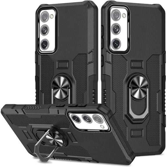 HCTian Case for Galaxy S20 FE 5G Case/Samsung S20 FE SM-G781U Case, Heavy Duty Kickstand Holder Built-in Magnetic Car Mount Shockproof Camera Protective Phone Cover for Samsung Galaxy S20 FE