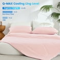 thumbnail image 4 of Regency Heights Full/Queen Cooling Comforter, Silky Soft Lightweight All-Season Blanket, Pink, 4 of 9