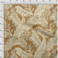 thumbnail image 4 of oneOone Cotton Poplin Twill Brown Fabric Ocean Underwater Life Diy Clothing Quilting Fabric Print Fabric By Yard 56 Inch Wide, 4 of 4