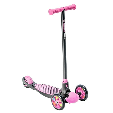 UPC 816661020581 product image for Yvolution Y Glider Deluxe Pink Three Wheel Scooter for Kids Age 3-8 | upcitemdb.com
