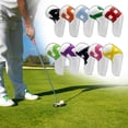 thumbnail image 3 of 10Pcs Golf Iron Head Covers Lightweight Sticker Protector Large Number Fashion for Sports Gift Travel C, 3 of 9