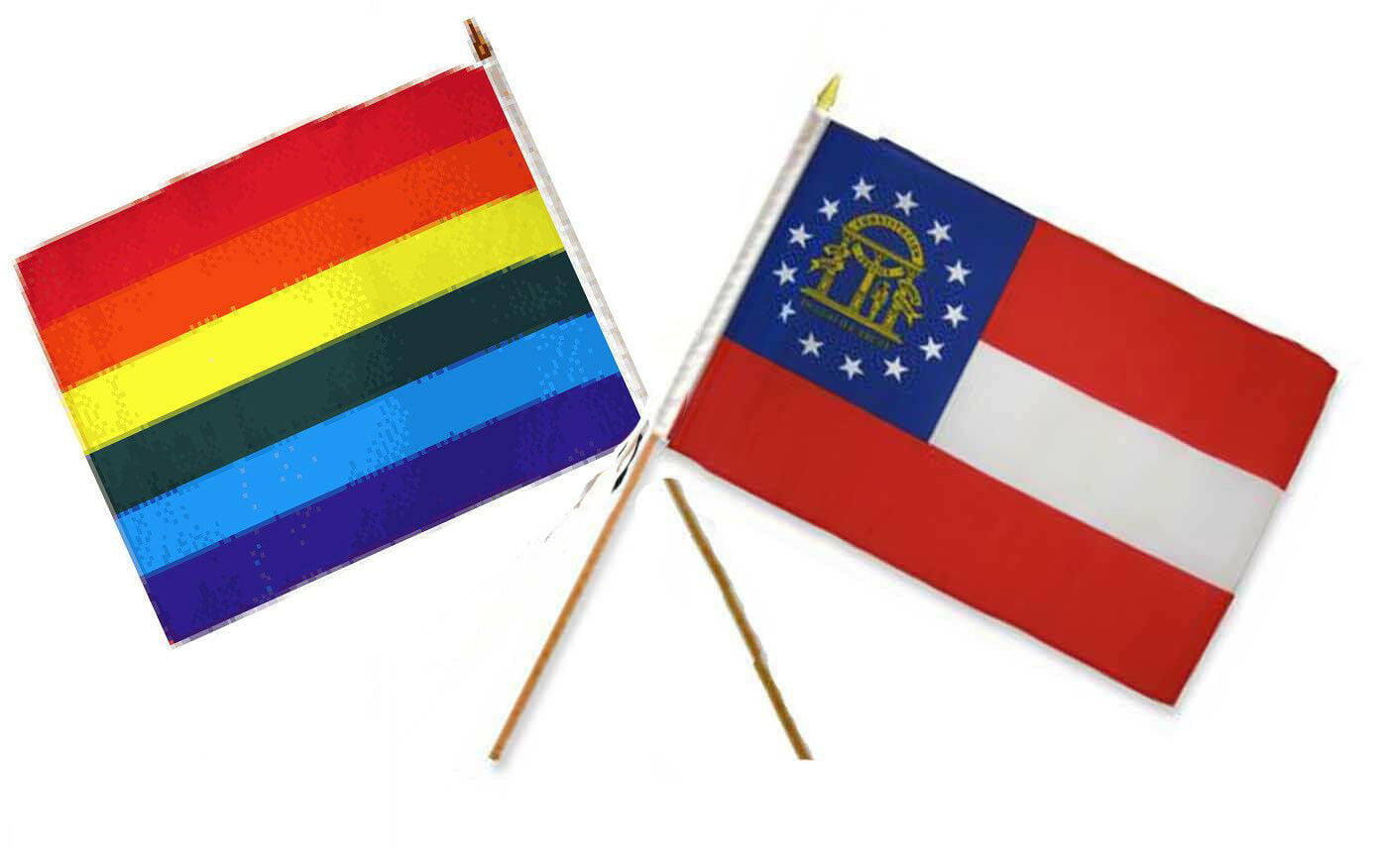 3x5 3'x5' Wholesale Combo Set Blue & Rainbow Coexist Peace 2 Flags Flag 