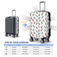 thumbnail image 5 of Bingfone Milk Tea Luggage Cover Washable Suitcase Cover Protector Anti-scratch Suitcase cover Fits 18-32 Inch Luggage, 5 of 8