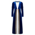 thumbnail image 4 of Alvivi Robe de Princesse Médiévale pour Filles Robe de Fête Rétro Victorienne Robes de Bal Bleu Royal 16, 4 of 7