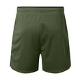 thumbnail image 5 of Men's Running Shorts with Zipper Pockets Gym Athletic Workout 5" Shorts for Men, 5 of 5