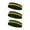 Golden Yellow Dark Green, variant on COUVER Unisex Two Color Striped Sports Head Sweatband Apple Green 3 Pack