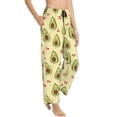 thumbnail image 6 of Salouo Avocados And Hearts Print Women's Pajama Pants Casual Loose Sweatpants PJs Flowy Pants Drawstring Palazzo for Women Wide Leg Pants Lounge Pajama -X-Large, 6 of 8