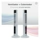 thumbnail image 4 of Ventilador Calentador de Torre, 2 en 1, con Temporizador y Control remoto Esquimal (Gris, 111 cm), 4 of 6