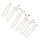 thumbnail image 1 of BESTYASH 6Ud Pasadores De Con Doradas Accesorios Nupciales Para Decorar Peinado, 1 of 8