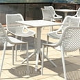 thumbnail image 2 of Compamia Sky 24 inch Square Folding Table with Resin Top, White (1 Count), 2 of 8