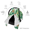 thumbnail image 3 of Car Seat Cover Baby - Cactus blooming green Breathable Infant Car Seat Cover for Baby Carseat, Lightweight Comfort Baby Essentials Must Haves Newborn Stuff for Girl Boy, 3 of 7