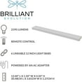 Brilliant Evolution Wired 12 Inch LED Under Light Kit with 6