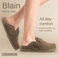 thumbnail image 3 of Cushionaire Blain Genuine Suede Clogs for Women | Slip-On Mules with Memory Foam & Oversized Buckle | Non-Slip Comfort Clogs & Mules Shoes for Women, 3 of 15