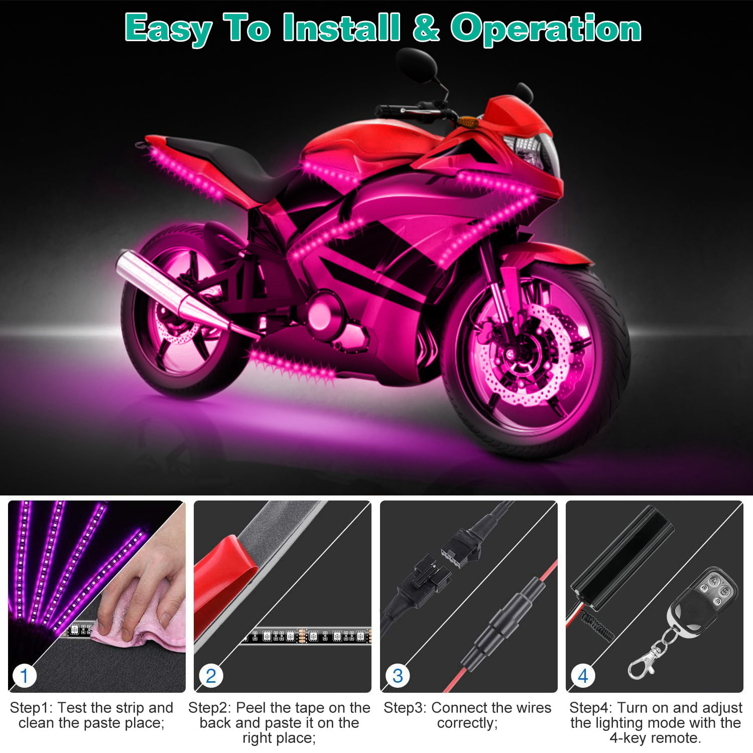 Motorcycle LED Light Kits – Illumimoto