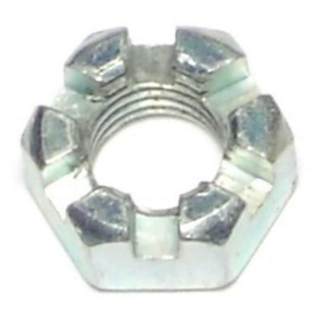

5/16 -18 Zinc Plated Steel Coarse Thread Slotted Hex Nuts SNS-115 (20 pcs.)
