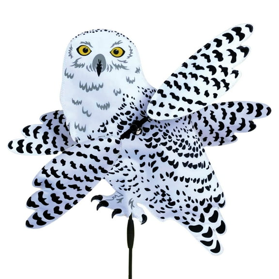 Snowy Owl Whirligig Spinner