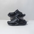 thumbnail image 5 of Platform Sandals for Men Lightweight Open Toe Clogs Air Cushion Adjustable Strap Non Slip Walking Slippers Black Size 10-10.5, 5 of 7