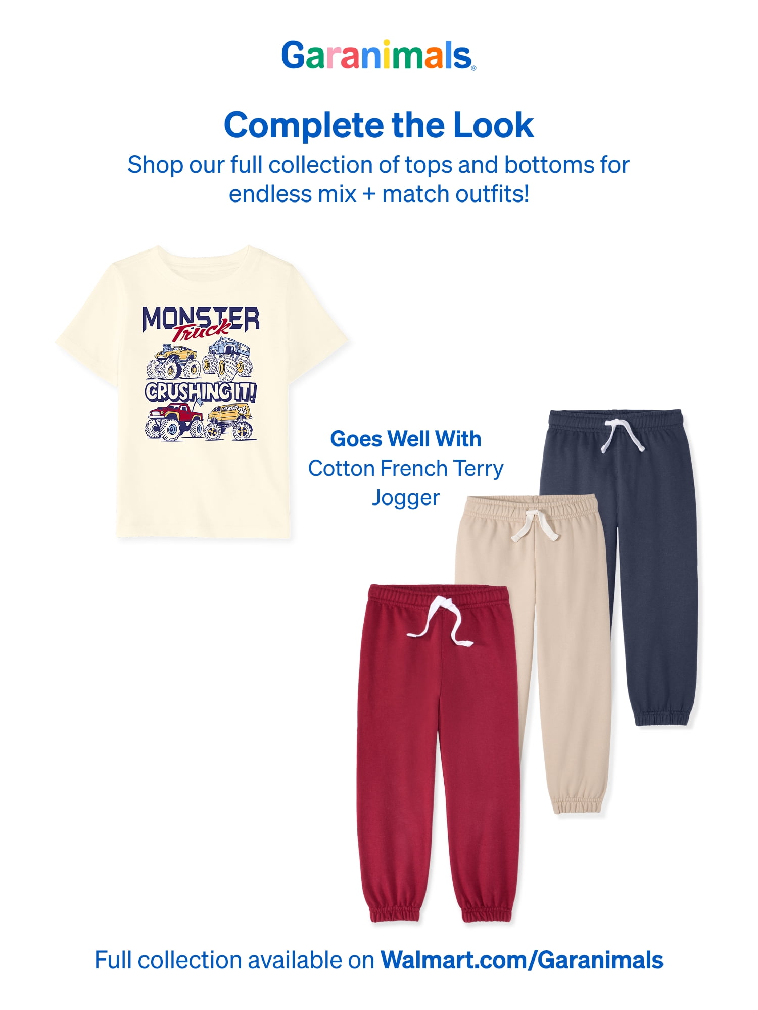 Garanimals Baby & Toddler Boys Shirts, Single & 3-Pack, Sizes 0-6T