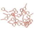 thumbnail image 4 of Crafts Projects Pearl Screw Small Screw Screw Eye For Pearl Pendants Rose Gold, 4 of 8