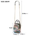 thumbnail image 2 of FORMRS Crossbody Bag for Women Quilted Travel Shoulder Cell Phone Purse with Chain Strap Handbag, Vibrant Flowers, 2 of 7