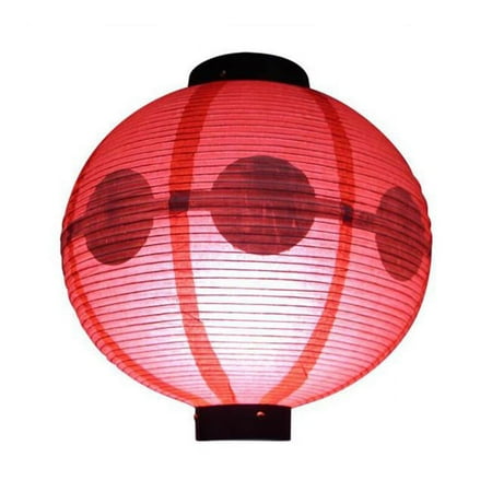 Panda Superstore 12 in. Japanese Style Home Decor & Restaurant Paper Hanging Lantern, A