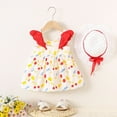 thumbnail image 1 of Économies d'Été! Robe d'Été pour Enfants, Robes Décontractées pour Filles en Liquidation, Mode Mignonne Sans Manches à Volants Imprimé Doux pour Bébés Filles, 1 of 5