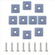 thumbnail image 2 of 32 Piezas Deslizadores de Muebles Protectores de Patas de Muebles de 40 mm con Tornillos Protectores de Patas de Sillas Cuadradas Almohadillas Deslizantes de Muebles, 2 of 5