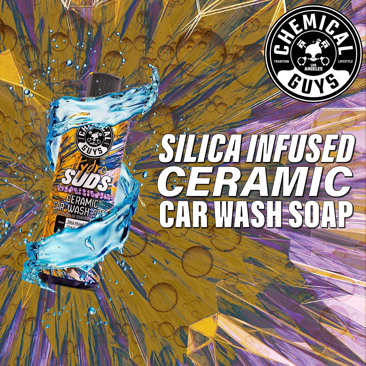 Chemical Guys HydroSuds Ceramic Car Wash Soap (16 Fl. Oz